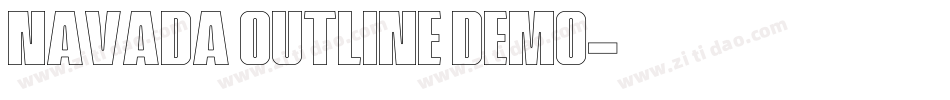Navada Outline Demo字体转换